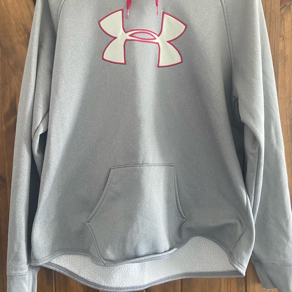 Under Armour Gray and Pink Men's Sweater